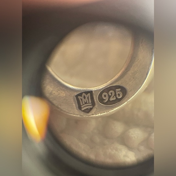 Metalsmith Horseshoe Pendant on Box Chain. Martello Metalsmiths Sterling - Picture 10 of 15